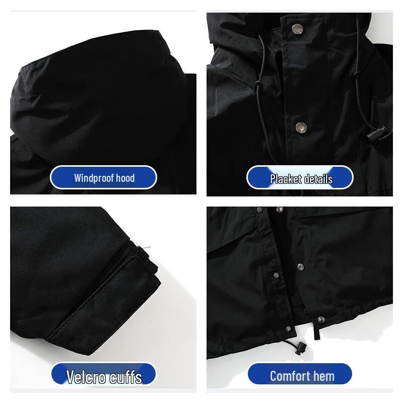 EASTERN CAMEL Unisex 3-in-1 Outdoor Windproof Warm Jacket