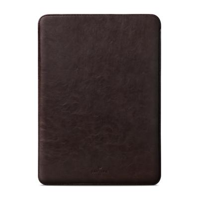 Comfyable Laptop Sleeve 14 Inch Precisely Compatible with MacBook Pro M4 M3 M2 M1 Pro/Max 2024, Faux Leather Cover Case 14 In, Dark Brown