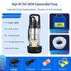 Rechargeable DC Electric High-Power Submersible Water Pump for Outdoor Agriculture and Vegetable Irrigation