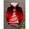 3D Print Sweatshirts Funny Santa Claus Graphic Harajuku Hoodies Blouse Men's Clothing