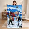 One PieceSoft Throw Blanket Flannel Blanket Warm Sofa Bed Camping Home Decor Unique Christmas Gift C393