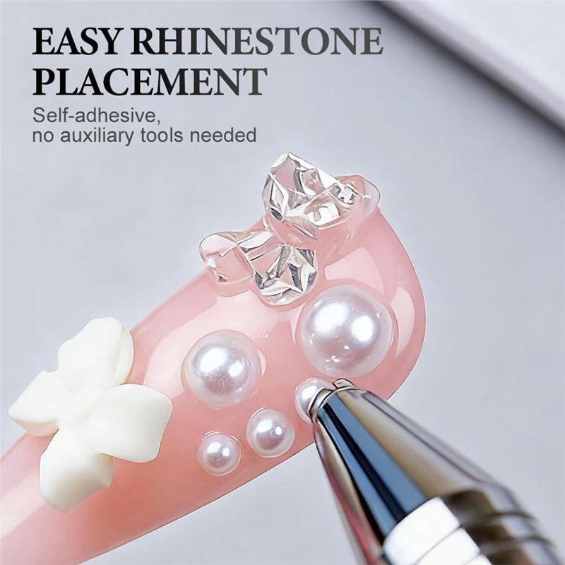A96K-For Diamond Art,Nail DIY Craft Refillable Wax Pen 2025 New With Ergonomic Grip, Pink