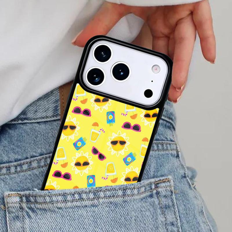 Love Summer Phone Case for iPhone 17ProMax 12 13 14 15 16e 17 Pro Max Plus Air Cover