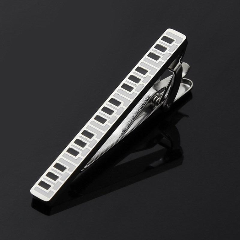 Creative Metal Punk Guitar Tie Clip Instrument Music Note Tie Pin Piano Key Necktie Buckle for Men's Necktie Accessories
