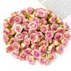 10/40Pcs Rose Artificial Flowers 2CM Fake Flowers Home Room Decor Garden Wedding Decoration DIY Scrapbook Garland Gift Accessory
