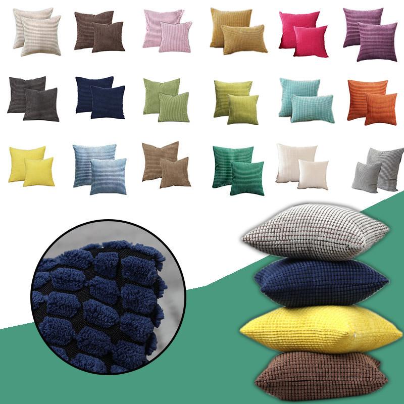Elegant Scandinavian Pillows Modern Corduroy Cushion Cover For Cozy Home Decor