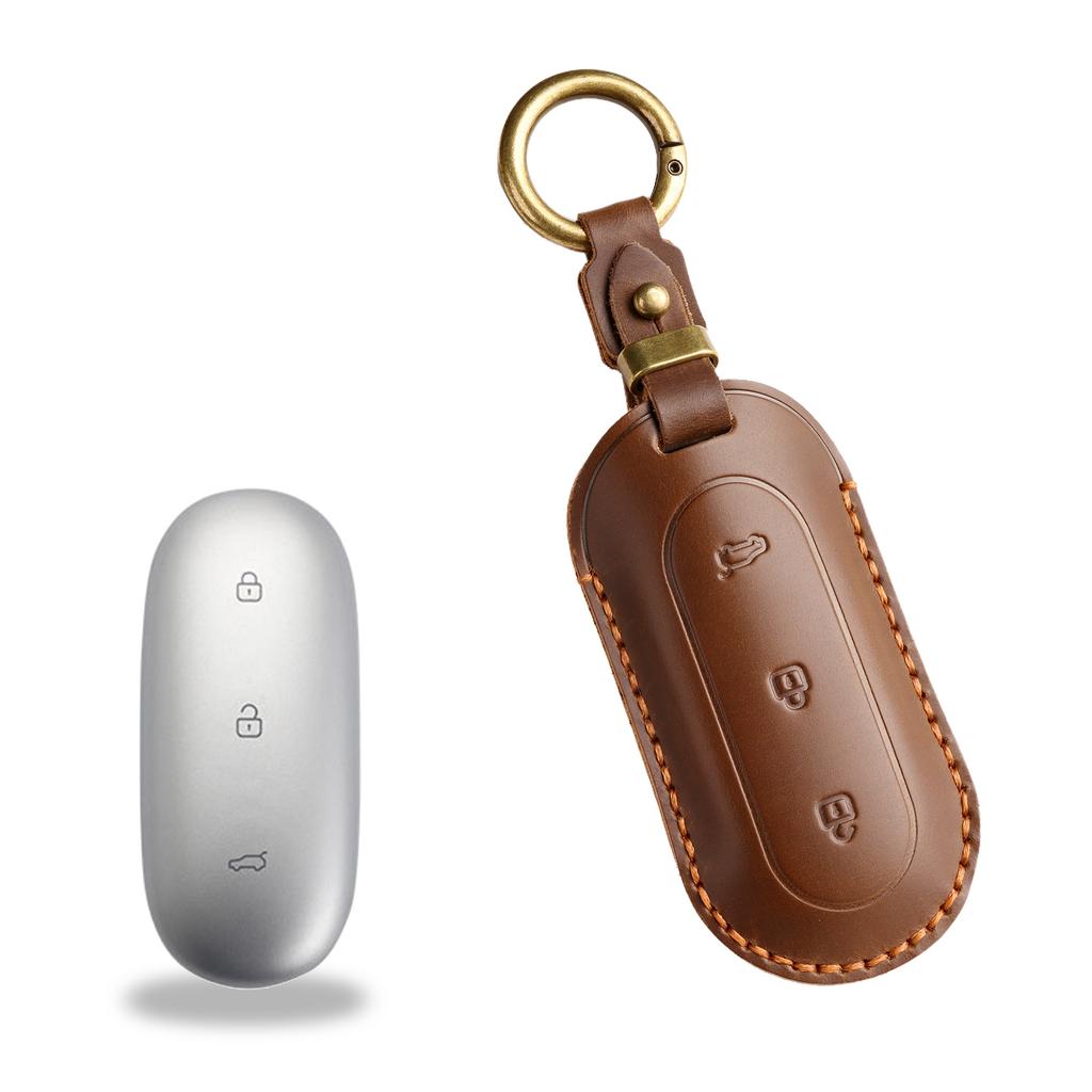 Retro Key Cover for Ideal L7 Key Bag L8 L6 Car Keychain L9 One Mega Leather Case