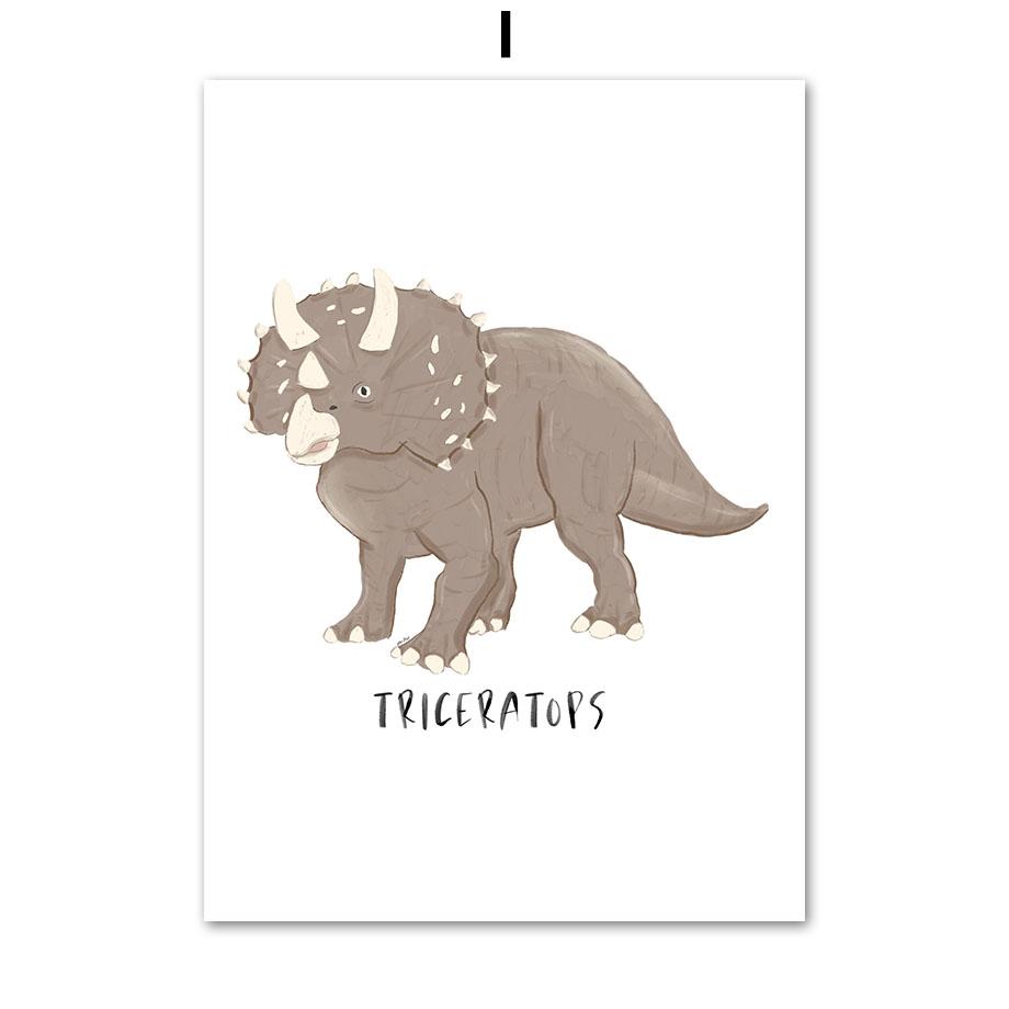 

Динозавр Юрского периода, номер недели, ощущение трицератопса, настенное искусство, печать на холсте, живопись, образовательные постеры, фотографии, декор для детской комнаты для мальчиков A4 21X30cm No Framed