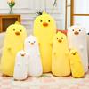Cartoon Little Yellow Chicken Bed Pillow With Soft Plush Material For Bedside Sleep Comfort