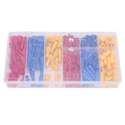 222pcs Electrical Wire Connector Assorted Insulated Crimp Terminal Wire Terminal Crimp Connector