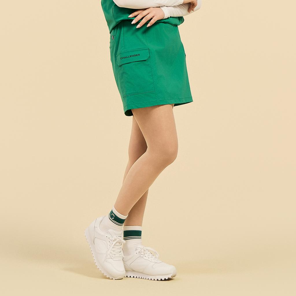 CHALLENGER Women'S Nylon Spandex H-Line Cargo Culottes Green