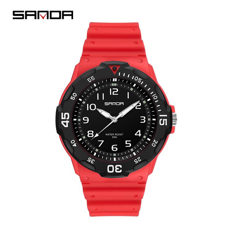 Reloj Impermeable Estilo Pareja Sanda - Moda Sencilla y Fresca para Hombres, Mujeres y Estudiantes