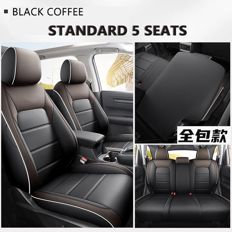 Custom Car Seat Covers For Honda CRV 2025 2025 2025 2026 Full Covered Cushion Car Seat Leather Protective Cover Auto Accessories