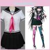Fashionable Danganronpa Ibuki Mioda Cosplay Costume Suit With Vibrant Black And White Design