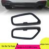 Stainless Steel Black Exhaust Tailpipe Covers for 18-21 BMW 5 Series