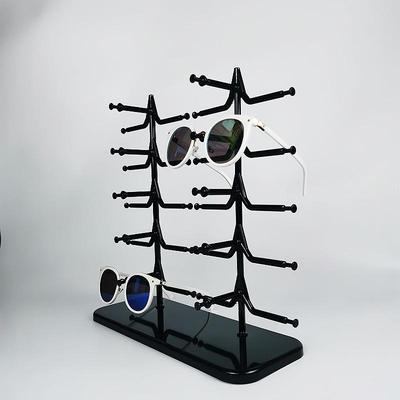Detachable Double Row Eyeglasses & Sunglasses Display Stand for 10 Pairs