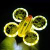 Kinder Mini Drohne Fernbedienung Bunte LED Quadcopter 360° Flip Kinder