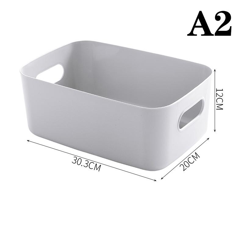 Storage Organizer Box Desktop Cosmetics Storage Sundries Organizer Storage Basket Plastic Snacks Home Kitchen Storage Box