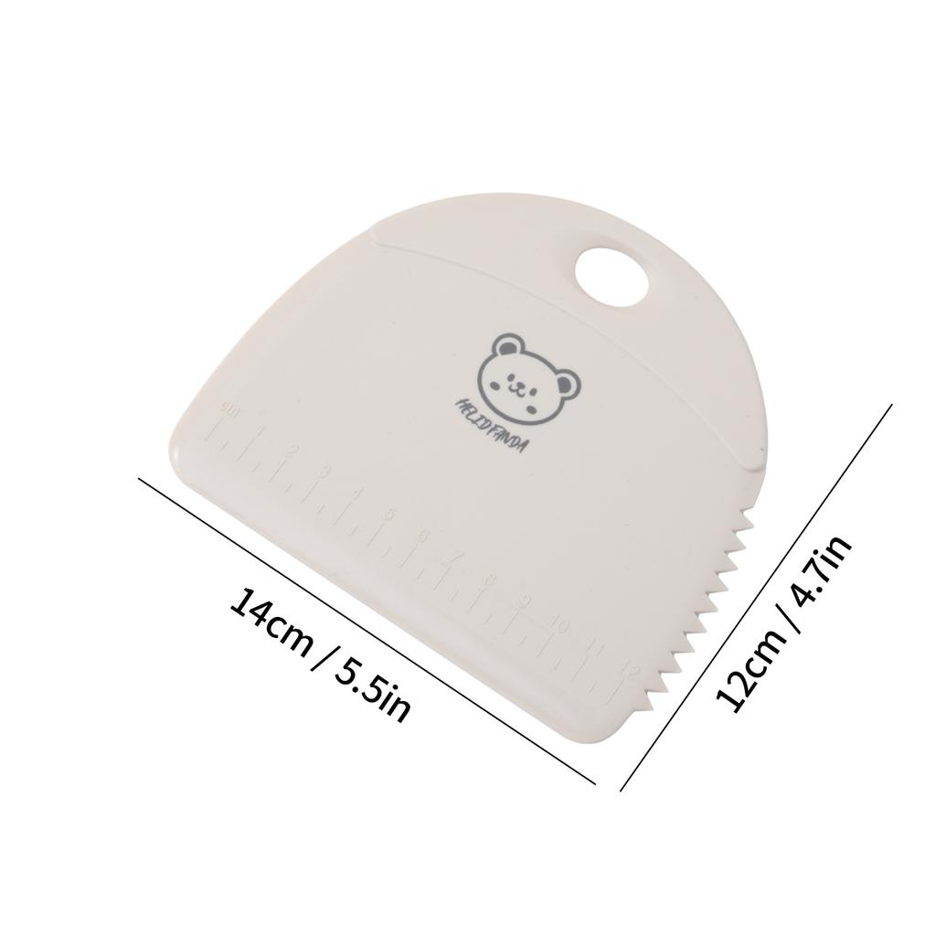 Silicone Dough Knife Multifunctional Dough Scraper With Scale Pastry Cutters Kitchen Utensil Cake Spatula Baking Tool