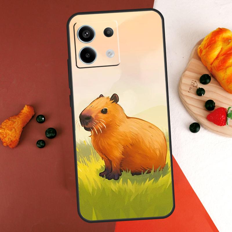 Capybara Cute Case For Xiaomi Redmi Note 14 13 Pro 9 10 11 12 Pro 10S 11S 12S Redmi 14C 13C 10C 12C Coque