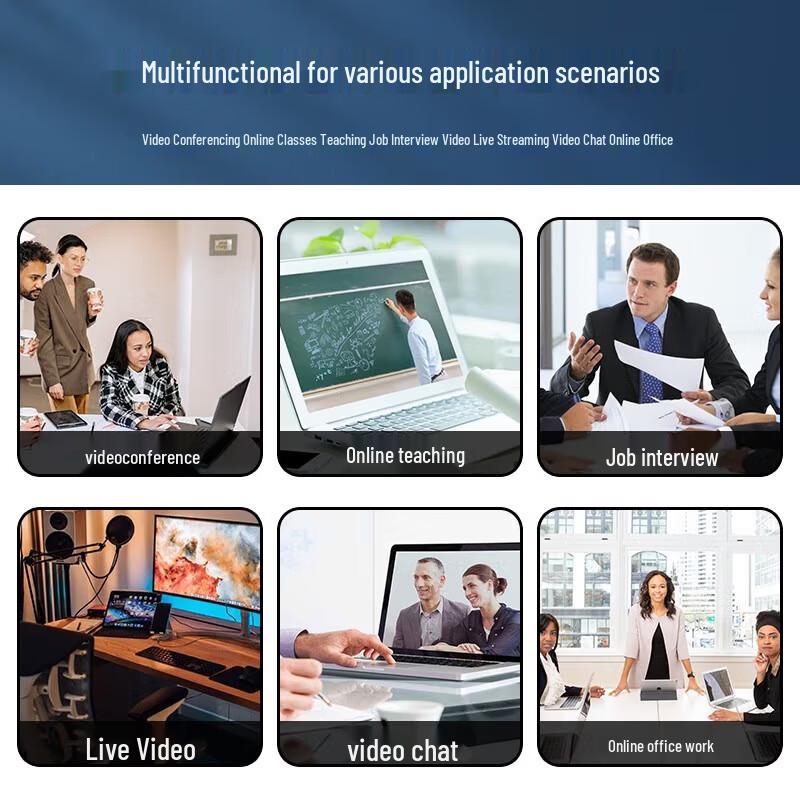 Xungu 4K UHD USB Video Conference Camera with Integrated Microphone (CN Version)