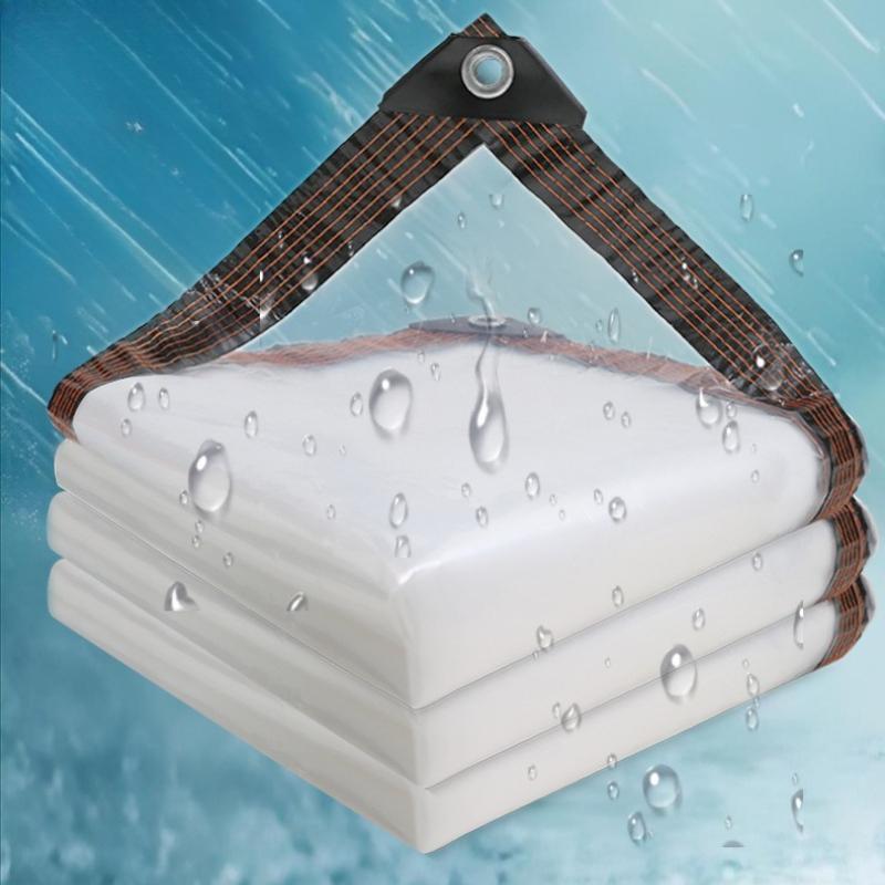 

Transparent Rainproof Cloth Cold Proof Windproof Plastic Tarpaulin Multi Functional Protective Cover Suitable for Gardens Terraces Outdoor Adventures 2* 2m прозрачный