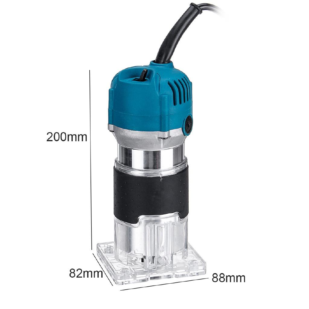 Mașină de tuns electrică 30000r/min Electric Lemn Laminat Margine Mașină de tuns de mână Router Set de freze 1200W