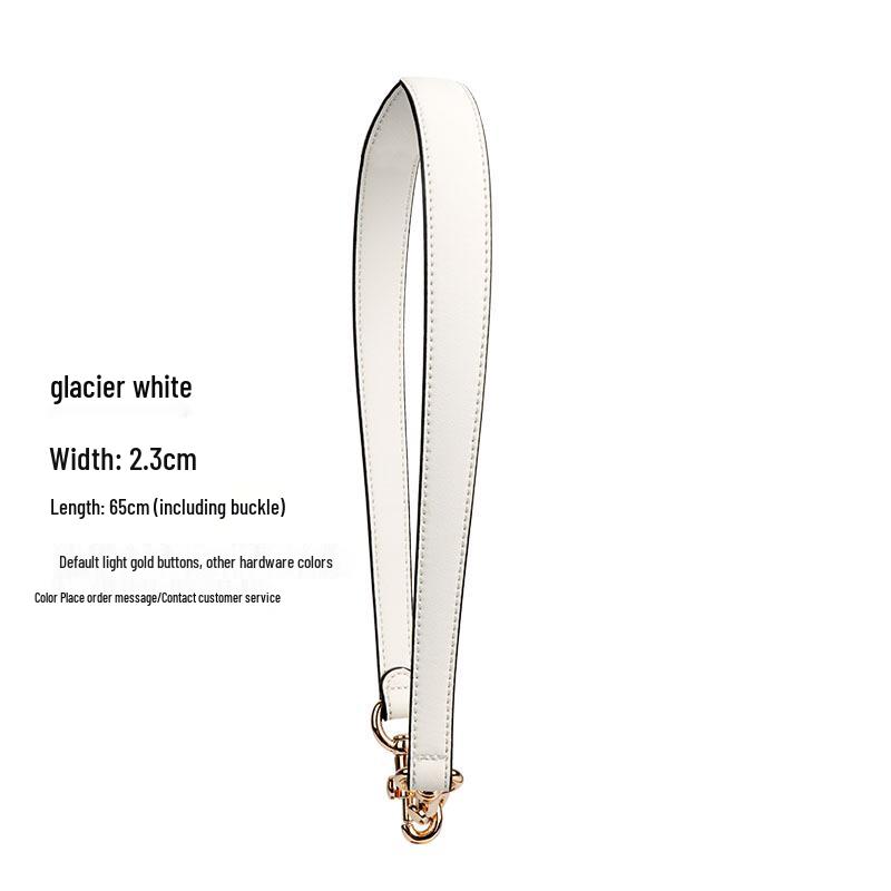 Black PU Handbag Replacement Strap: Women's Underarm Bag, Short Single Shoulder Handle, Trendy Plain Design