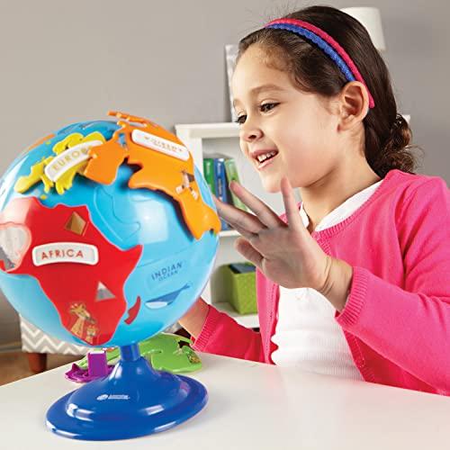 Learning Resources Globe Puzzle, Suitable for Ages 3 and Up, First Globe, LER7735 (Authentic Product)