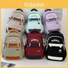 Baseball Letter Multicolor Nylon School Bag With Breathable Padding Teens For