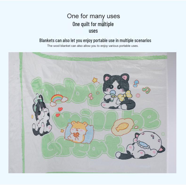Customized Flannel, Air-Conditioning, TV, and Baby Blankets with Digital Printing from Your Picture Available