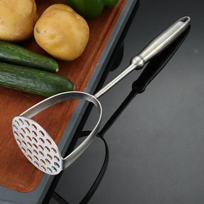 Schiacciapatate in acciaio inossidabile 304 manico lungo commestibile manuale multifunzionale carota verdura cibo schiacciamento strumento gadget da cucina