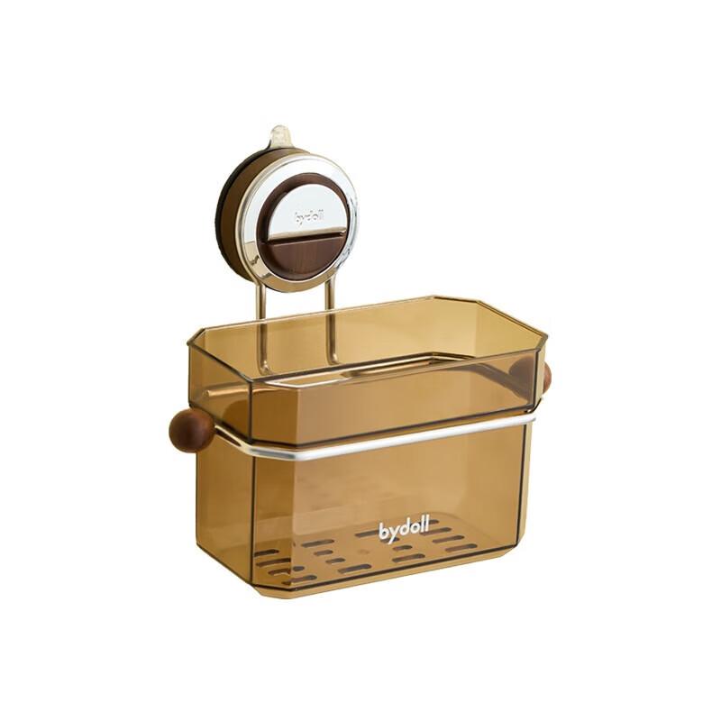 Wall-Mounted Suction Cup Storage Shelf