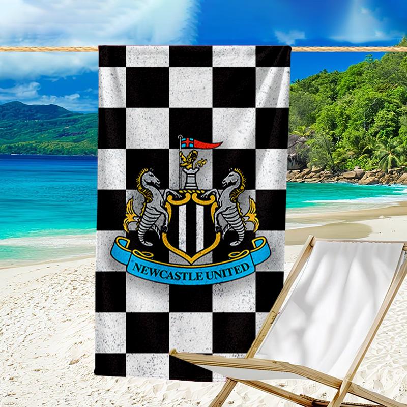 Strandtuch mit aufgedrucktem Wappen, Superweiche Mikrofaser, Perfektes Geschenk zum Geburtstag, für Pool, Strand, Reisen, für Familie und Freunde