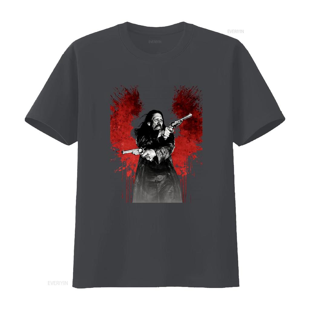 Dead IN Tombstone Danny Trejo Cult Movie Print T Shirt for Men Stylish Retro Western Design vintage Washed graphic Breathable