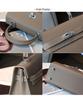 Sac Kelly Impression Paume Deuxième Génération 2026: Nouveau Sac à Main Mini Tote & Bandoulière Haut de Gamme pour Femme