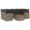 VidaXL Garden Lounge Set with Cushions 7 Pcs, Patio Sofas, Patio Furniture Set, Outdoor Furniture, Grey 3225801