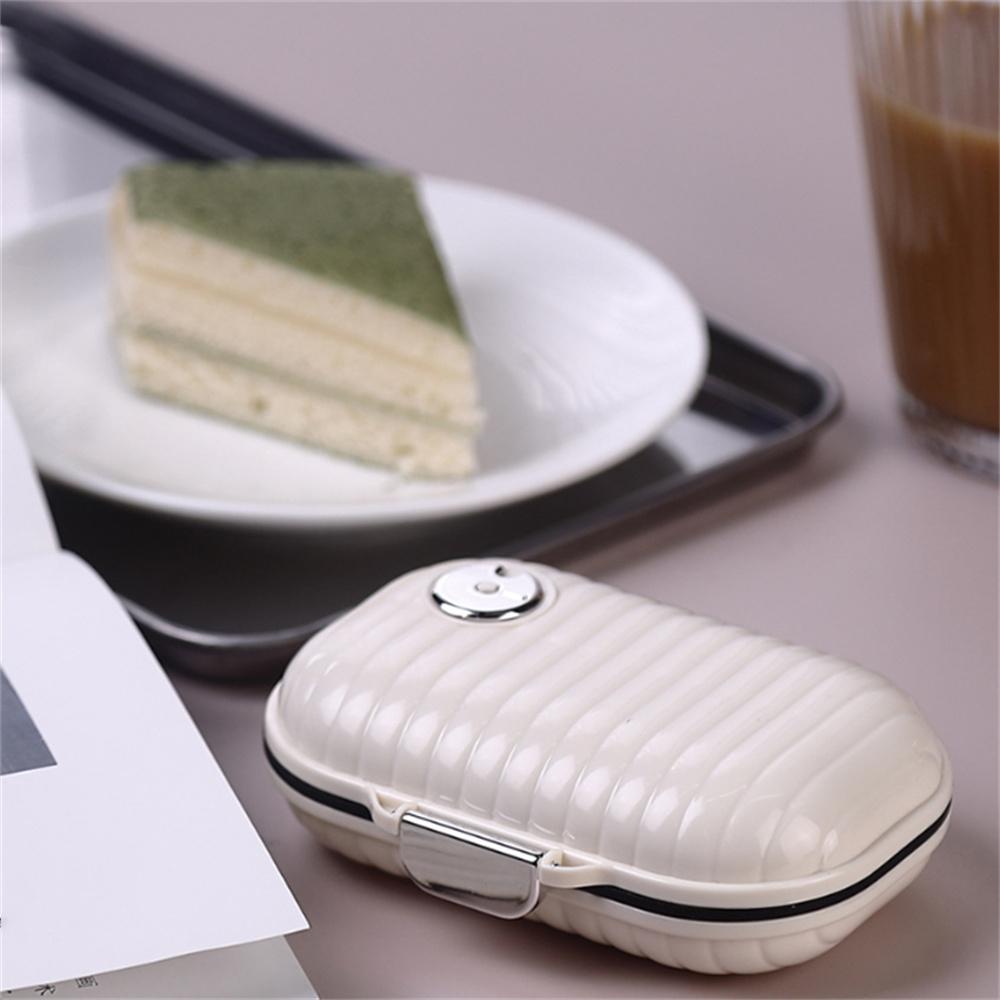 Tragbare Medizinbox, sieben Tage die Woche, drei Mahlzeiten am Tag, versiegelte, feuchtigkeitsbeständige Multi-Grid-Medizinbox, multifunktionale Schmuckschatulle