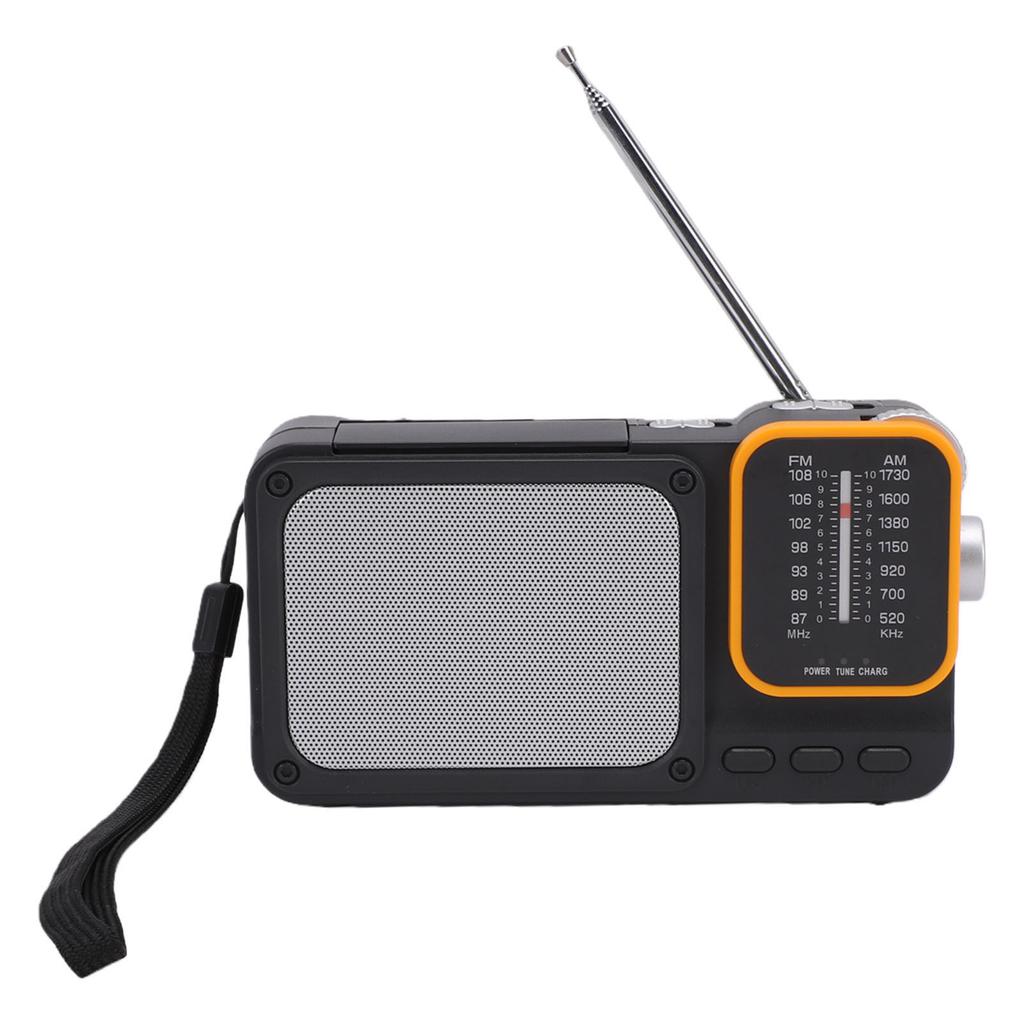 AM FM Radio Tragbares Bluetooth Transistorradio mit bestem Empfang LED-Licht Speicherkartensteckplatz Kopfhöreranschluss