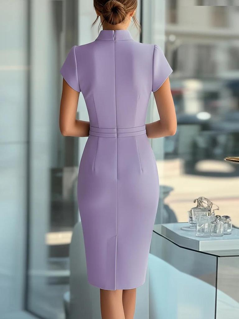 Rochie Fustă 2026 Europeană & Americană Nouă Modă Slim Fit Cataramă Decorativă Strâmtă pe Șolduri
