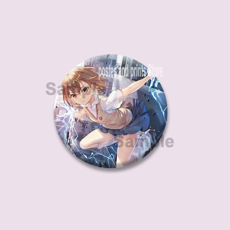 Anime A Certain Scientific Railgun Enamel Pins Cartoon Figure Brooch for Backpack Clothe Jewelry Accessories Collectible Badges