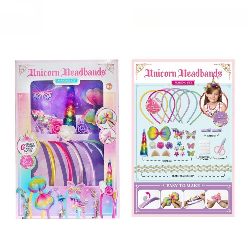 Diy Hairband Making Kit For Girls Build And Design Your Own Princess Dream Fantasy Party Props Toys Creative Birthday Gifts