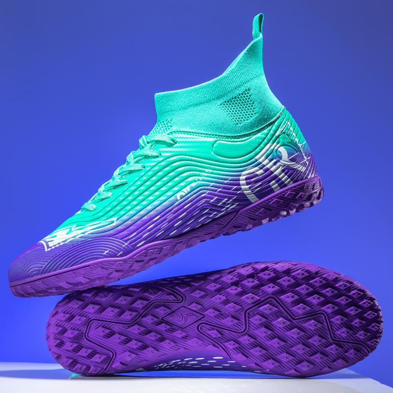 New Men Soccer Shoes Soft Ultralight Breathable Professional Sport Training Football Boots Unisex Grass Cleats Match Sneakers