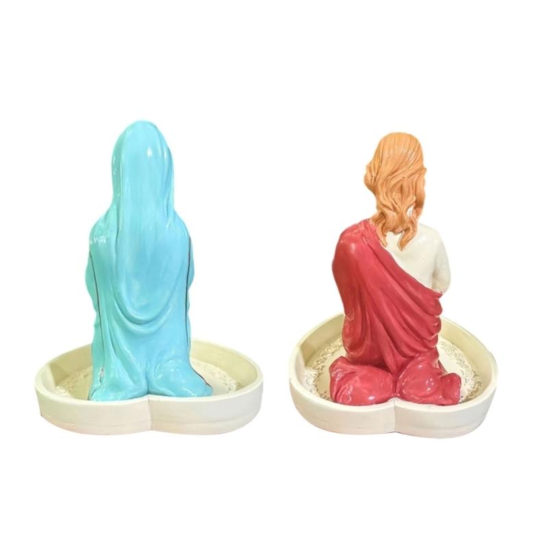 Religious Art   Resin Sculpture Jewelry Storage Holder For Bedroom  Statue  Decoration