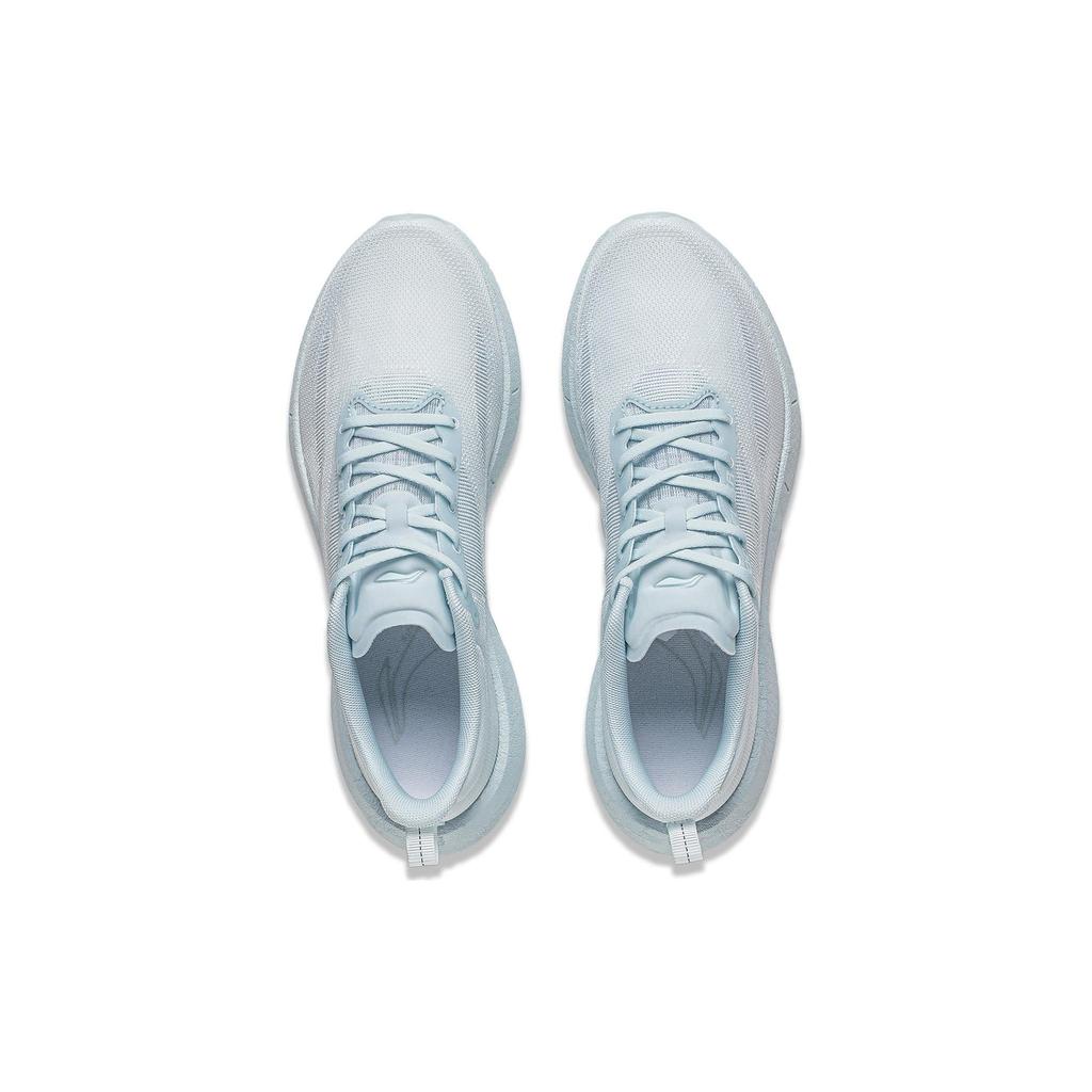 LiNing Super Light 21 Cushioned Slip Resistant Abrasion Resistant Breathable Low Top Casual Running Shoes Women's Blue ARBU002-3
