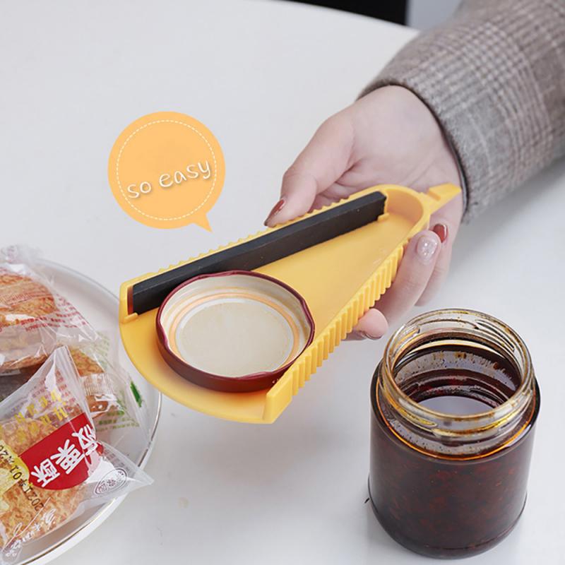 Portable Can Opener Multifunction Jar Opener Twist Off Lid Quick Opening Bottle Opener Kitchen Gadget Bar Tool