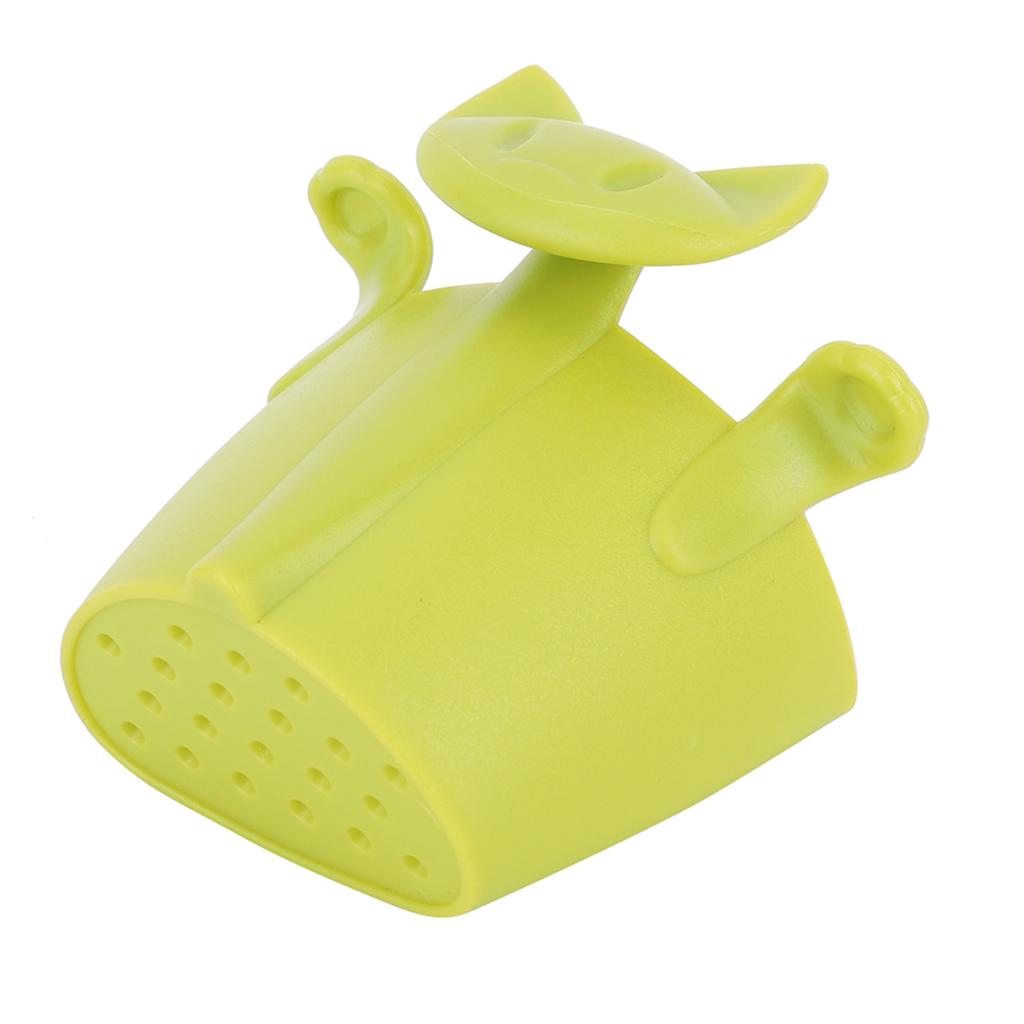 Home Office Niedliche Katzenform Silikon Tee-Ei Teesieb Filter Teezubehör Grün