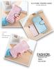 Korean Style Tri-fold Women's Wallet with Multi-card Slots - Frosted Two-tone Fabric