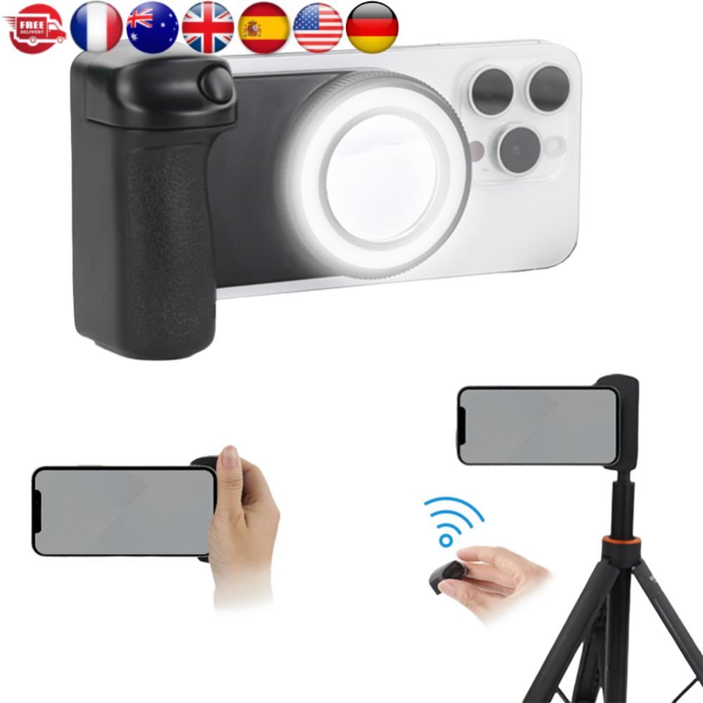 

For Magsafe Bluetooth-Compatible Shutter Selfie Handle Camera Photo Stabilizer Phone Holder Shooting for Android iPhone 16 15 14 spain