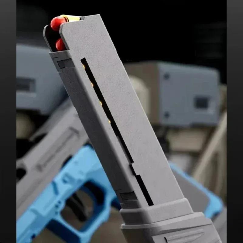 Continuous Shooting Toy Gun 2025 Desert Eagle 1911 Pistol Radish Gun Throwing Shell Empty Hanging Revolver Birthday Gift